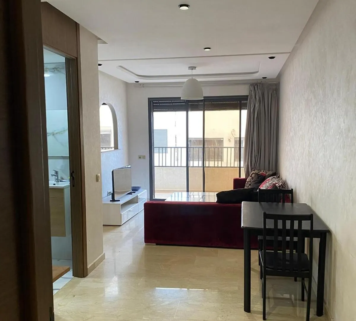 1 Bed With Balcony Near Cfc Apartment Casablanca Morocco
